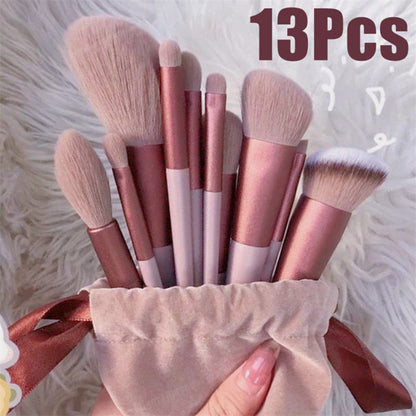 13Gb Aplauzuma otu komplekts Make Up Korektors Brush Brush Pulveris Brush Acu ēnas Highlighter Foundation Brush Kosmētikas skaistumkopšanas instrumenti