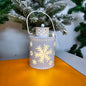 Christmas Candle Lights LED Small Lanterns Wind Lights Electronic Candles Nordic Style Creative Holiday Decoration Decorations